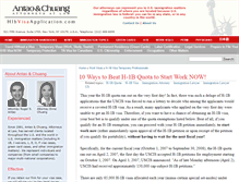 Tablet Screenshot of h1bvisaapplication.com